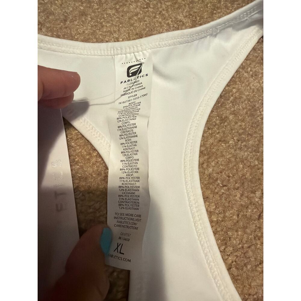 Fabletics Cashel Curved Tank top size XL - Picture 2 of 4
